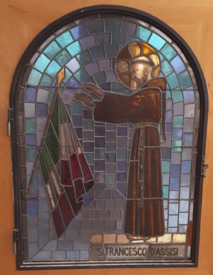 Fenster Franz von Assisi.